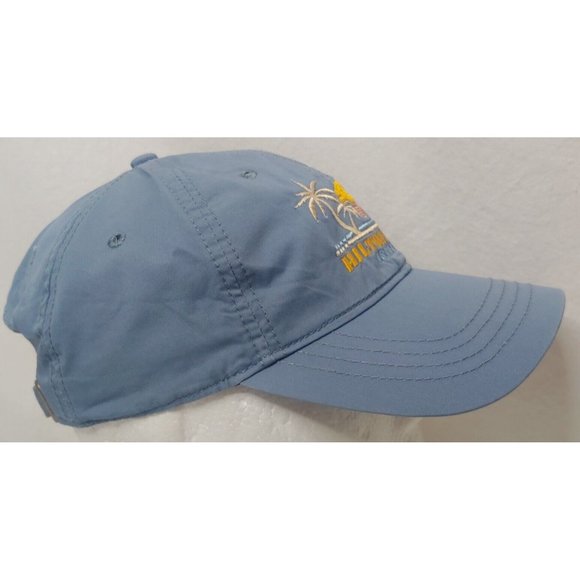 Hilton Head Island South Carolina Cap Slate Canvas Strap Back Beach Waves Sunset - Picture 6 of 10